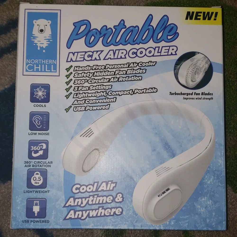 Portable Neck Air Cooler - Picture 1 of 3